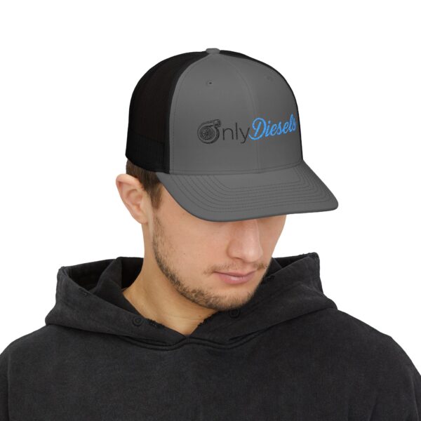 OnlyDiesels Embroidered Trucker Snapback - Image 3