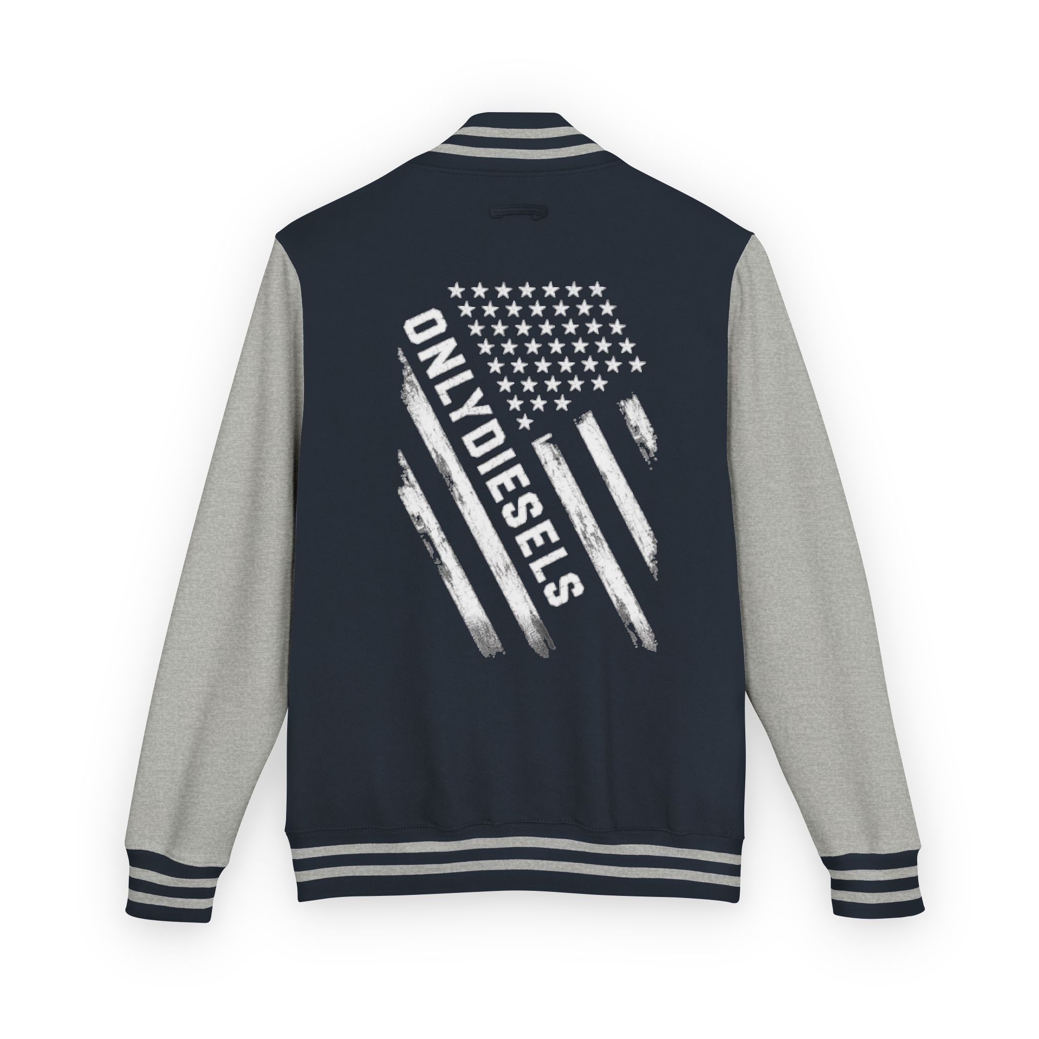 Letterman Jacket — "Only Diesels" American Flag Design - Image 14