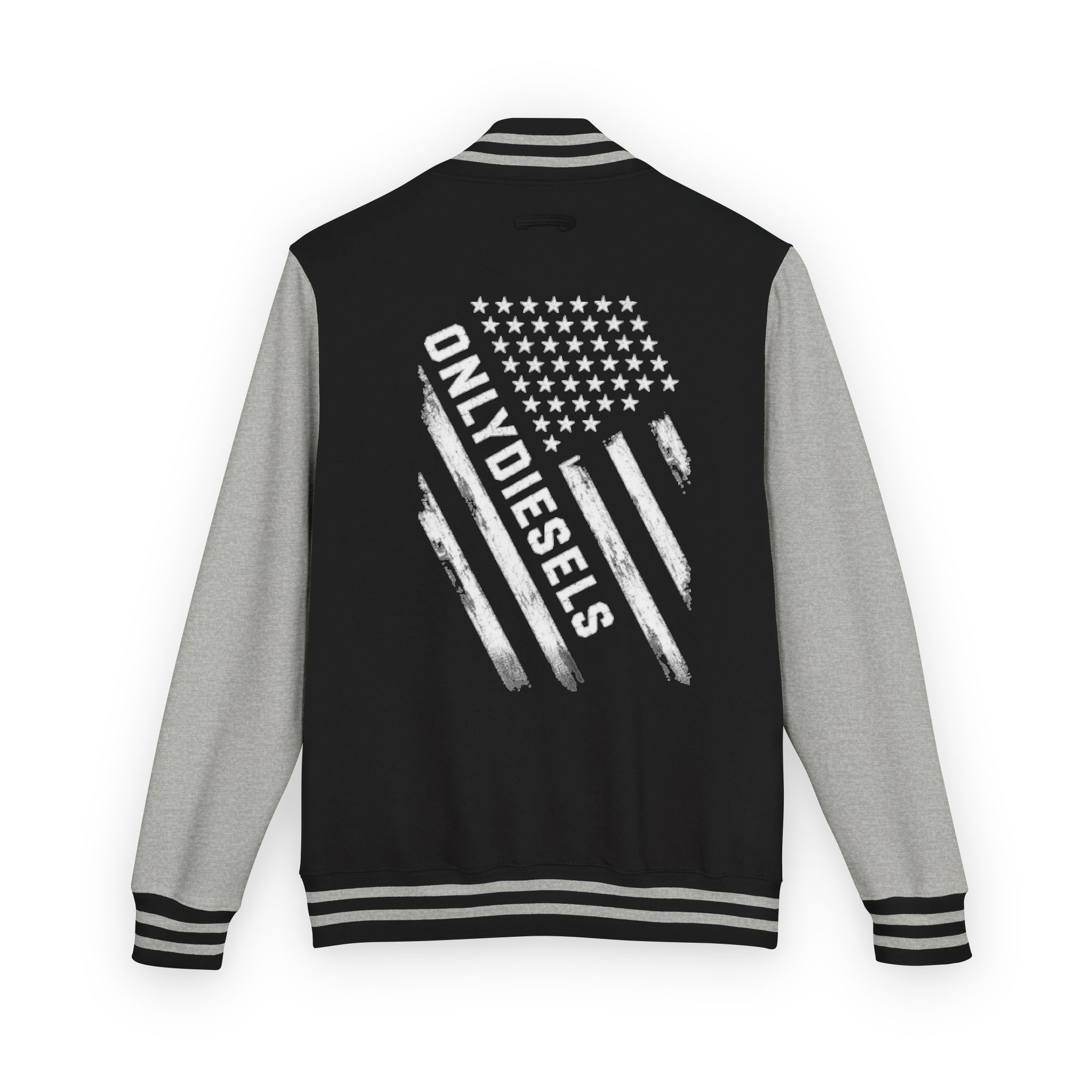 Letterman Jacket — "Only Diesels" American Flag Design - Image 10