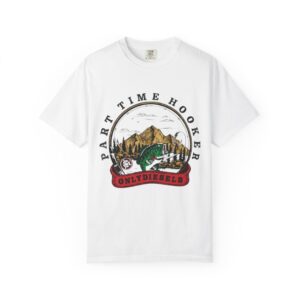 Part Time Hooker Fishing T-Shirt — ‘Only Diesels’ Mountain Fish Graphic Tee