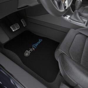 Only Diesels Car Floor Mat Set (4-Piece) – Custom Diesel Logo Auto Mats