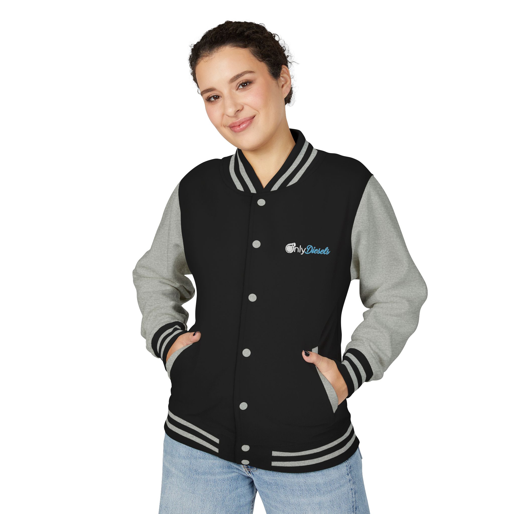 Letterman Jacket — "Only Diesels" American Flag Design - Image 11