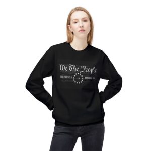 We The People Crewneck Sweatshirt — Patriotic Graphic Pullover
