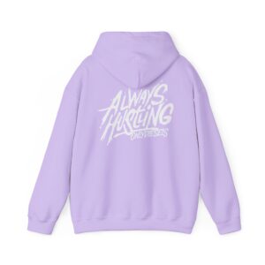 Hoodie — “Always Hustling” Lavender Graphic Hoodie