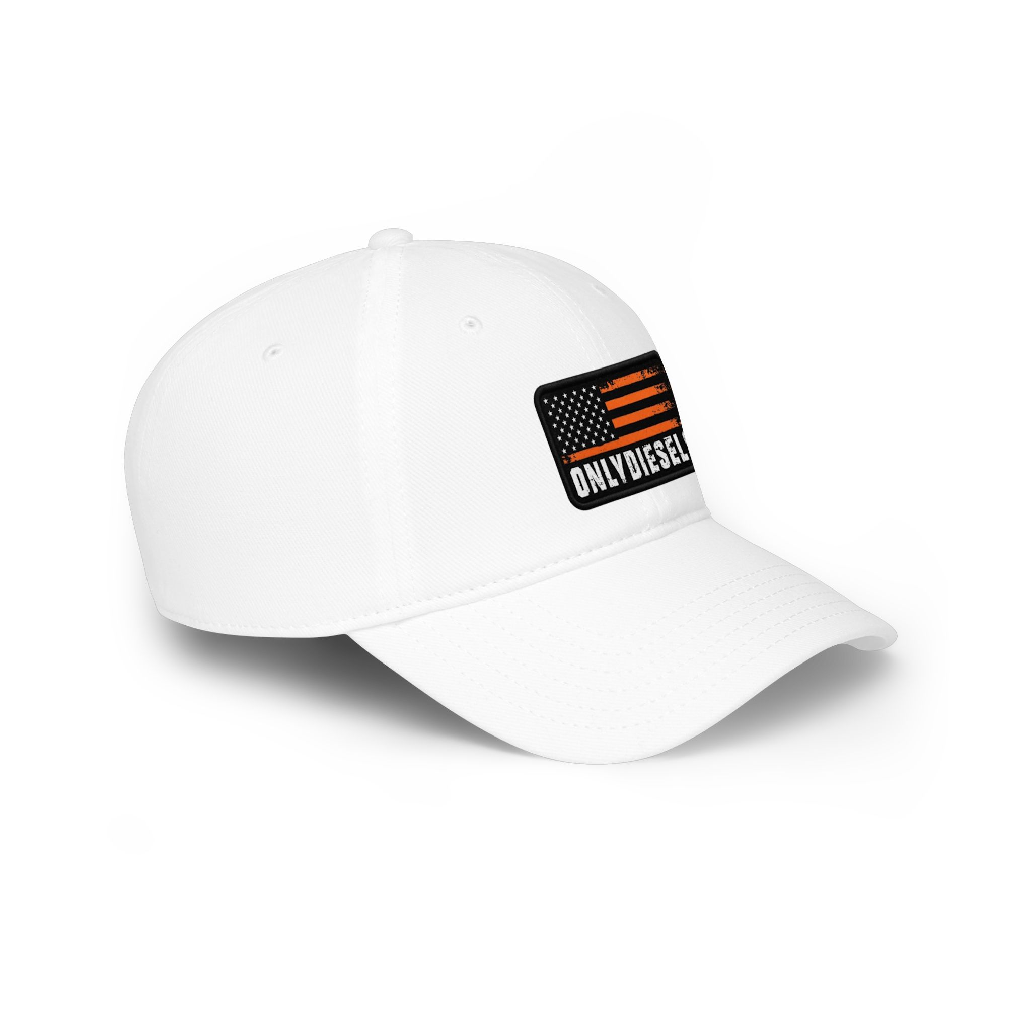 Only Diesels Flag Patch Cap — Low Profile Baseball Hat for Diesel Enthusiasts - Image 3