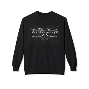 We The People Crewneck Sweatshirt — Patriotic Graphic Pullover