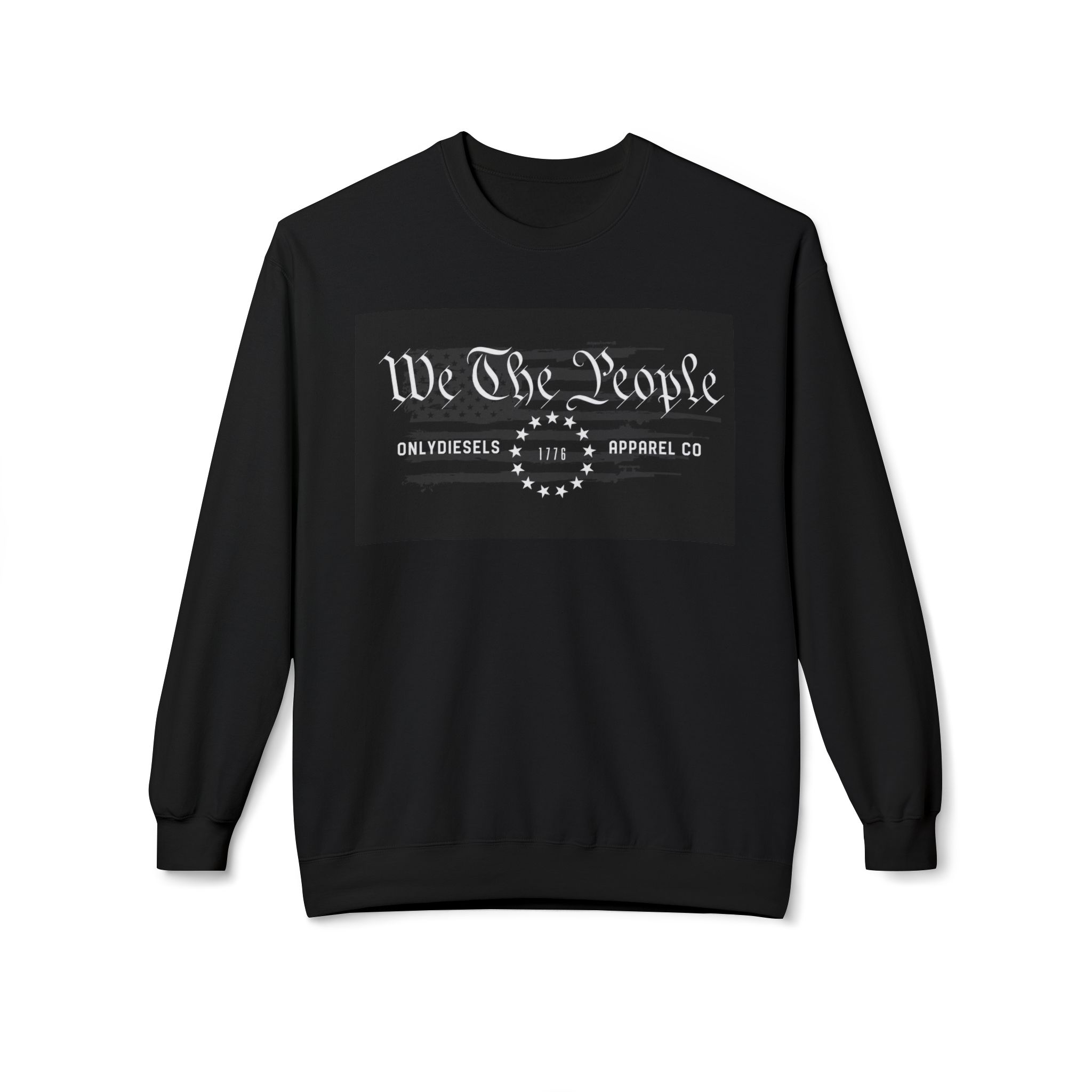 We The People Crewneck Sweatshirt — Patriotic Graphic Pullover