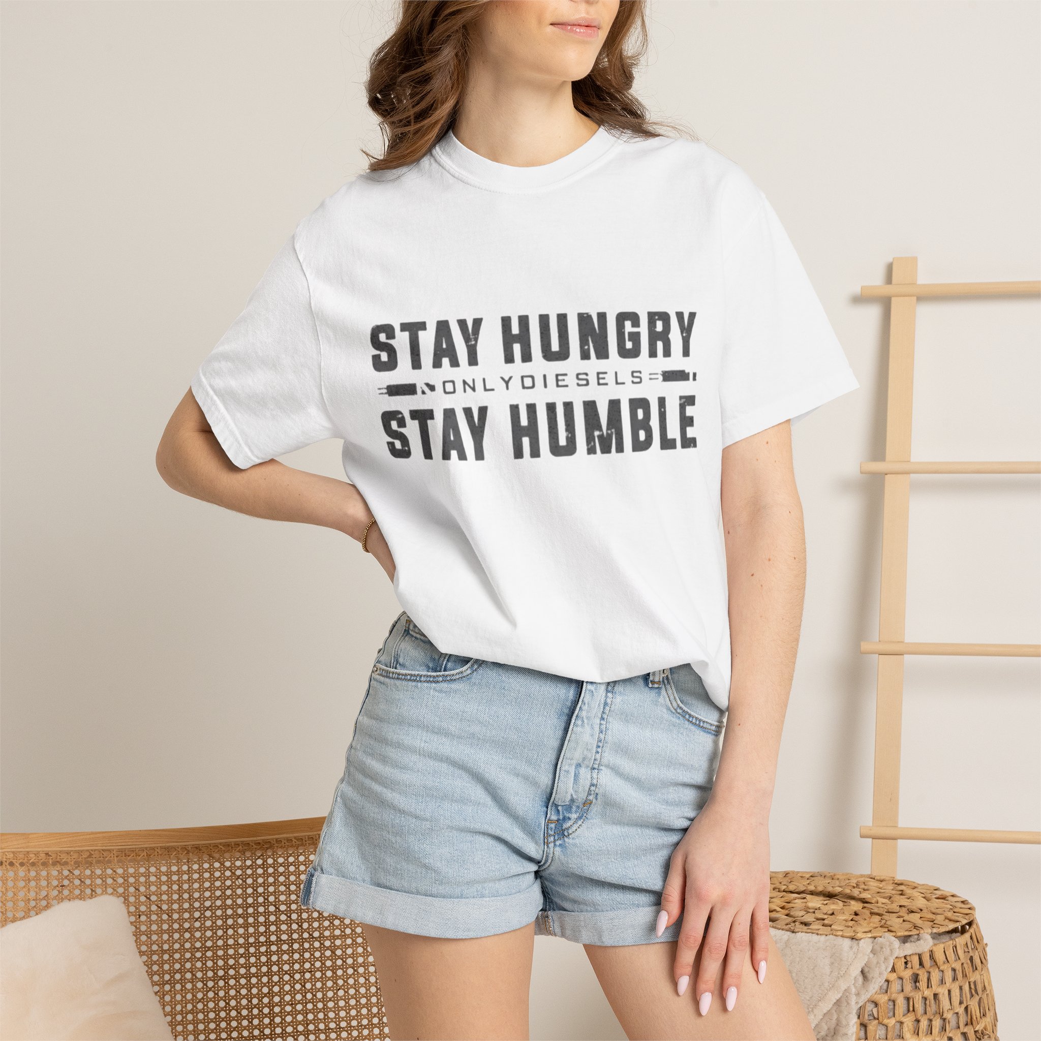 T-Shirt — "Stay Hungry Stay Humble" Motivational Graphic Tee - Image 4