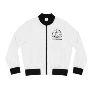 Lost in Paradise Bomber Jacket — ‘ONLYDIESELS’ Skull Palm Graphic