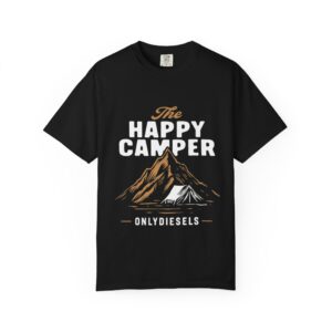 The Happy Camper T-Shirt – Mountain Camping Graphic Tee